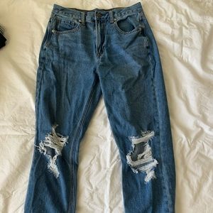 cute high waisted american eagle jeans